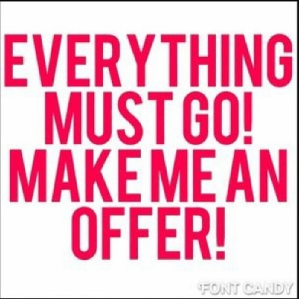 EVERYTHING MUST GO! BUNDLE AND SAVE 10%!